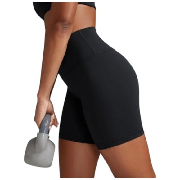 CRZ Yoga black 6 inches - high waist biker shorts size 10 NWT - Picture 3 of 8